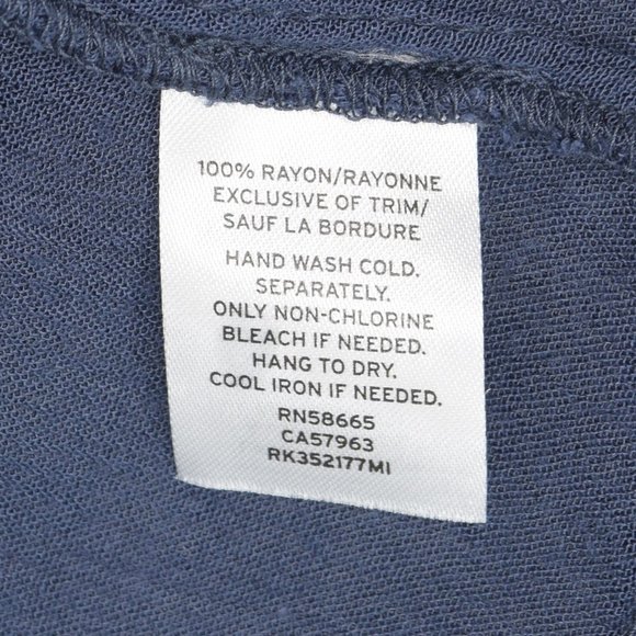 Melrose and Market Boho Lace Tunic Blouse Open Back Cutout  Keyhole Shirt M - Picture 12 of 13